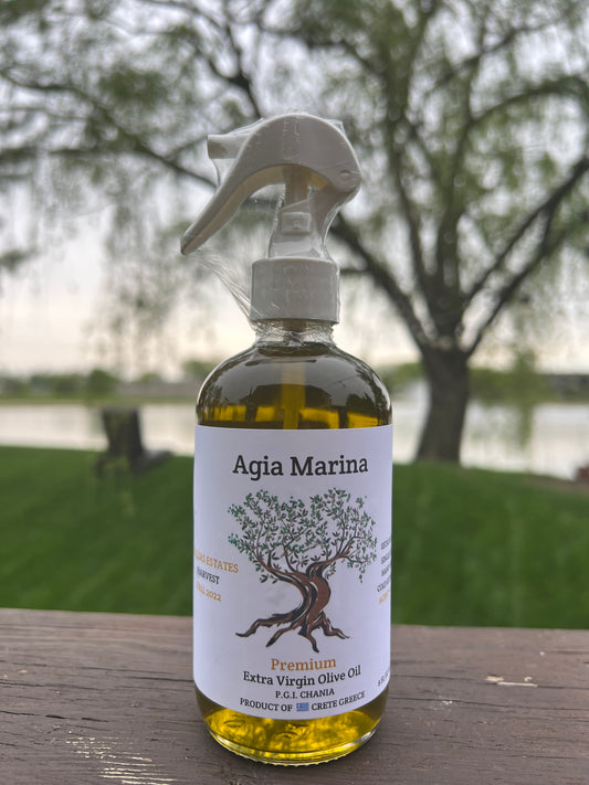 Agia Marina Extra Virgin Olive Oil (EVOO) (8 Oz) Sprayer