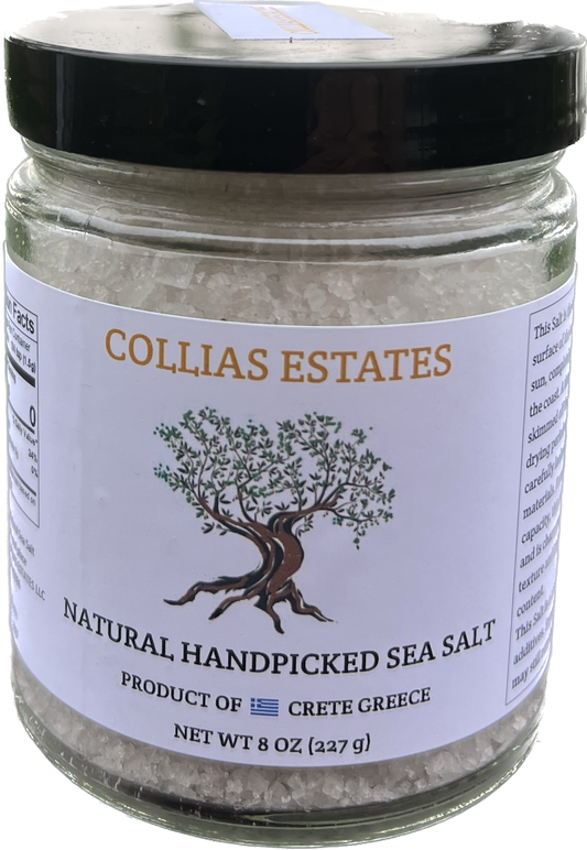 Natural Handpicked Sea Salt 8 Oz