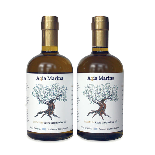 Agia Marina Extra Virgin Olive Oil (EVOO) (750ml) 2 Bottles