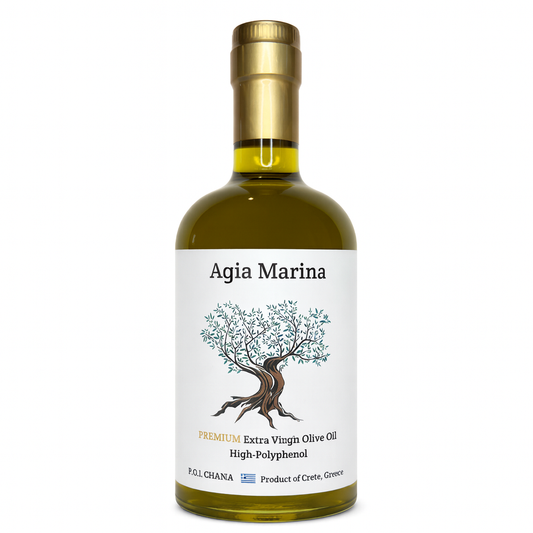 Agia Marina Premium Extra Virgin Olive Oil (EVOO) (750ml) 1 Bottle